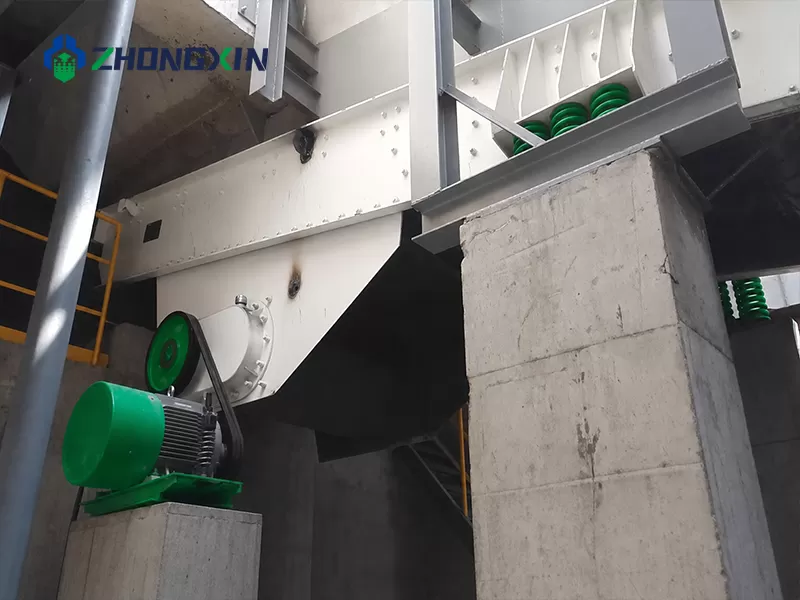 ZSW Vibrating Feeder loaded into container for overseas delivery