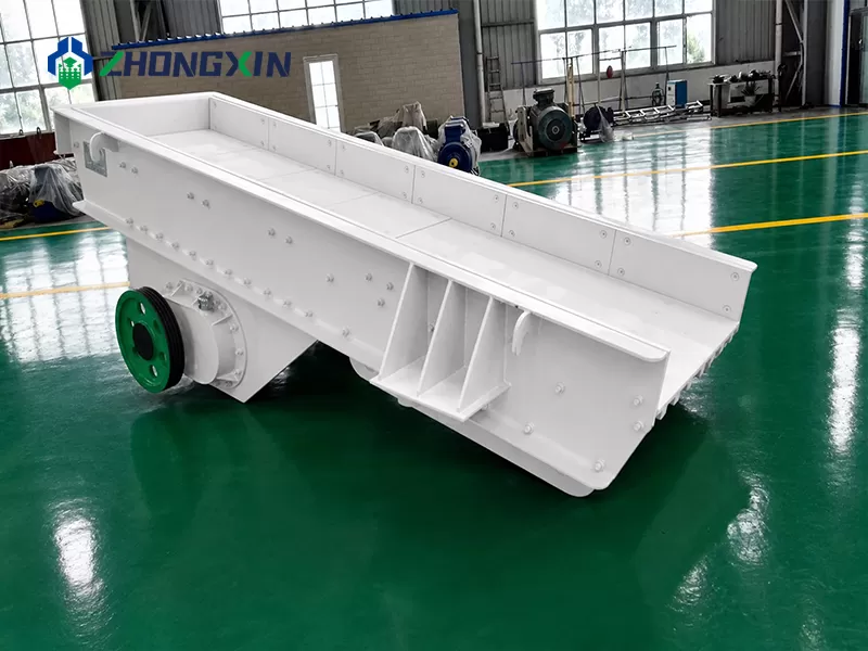 ZSW Vibrating Feeder for efficient material feeding in crushing plants
