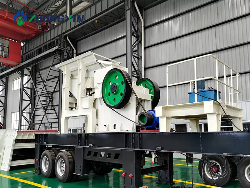 Wheel-Mounted Mobile Jaw Crusher Plant
