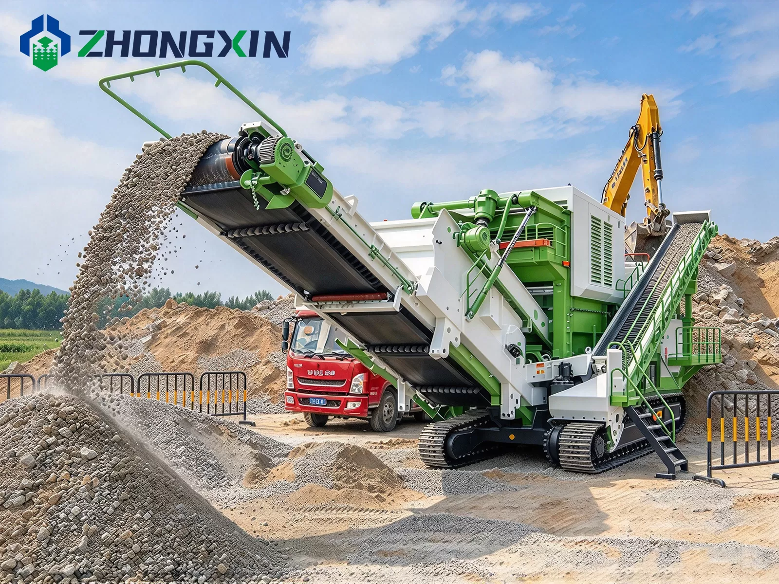 250 TPH Tracked Mobile Impact Crushing Plant Empowering C&D Waste Recycling in Mongolia